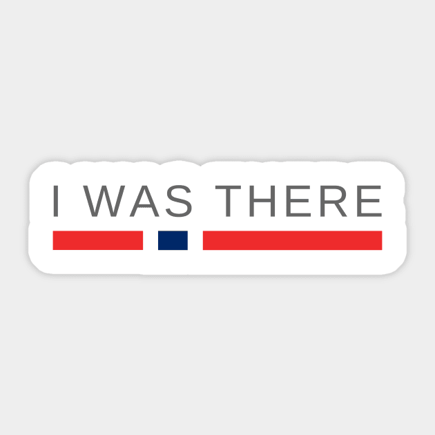 Norway - I was there Sticker by tshirtsnorway